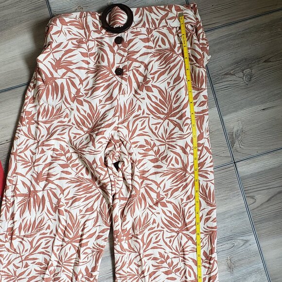 Jumpsuit, belt, 2 pockets, US size M - Picture 3 of 5